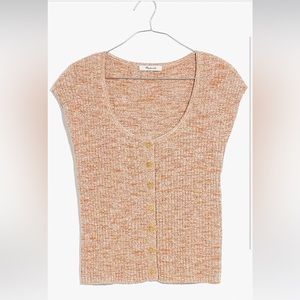 Madewell top/sweater tee sleeveless size XS